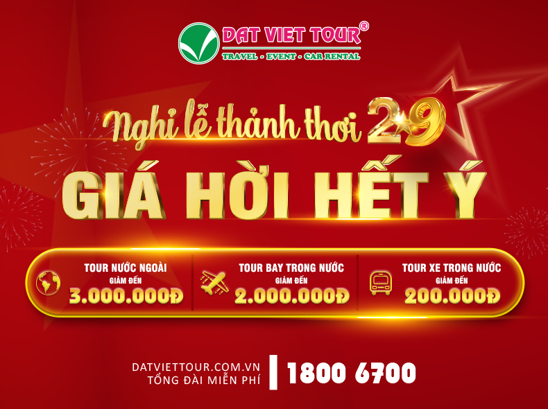 Tour du lịch lễ 2/9